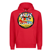 Red Cuphead Premium Hoodie - artisFamous