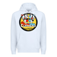 White Cuphead Premium Hoodie - artisFamous