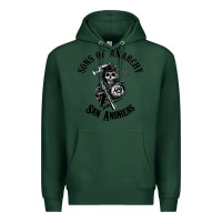 Sports Green sons of anarchy san andreas Premium Hoodie - artisFamous