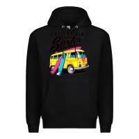 Black california super surf Premium Hoodie - artisFamous