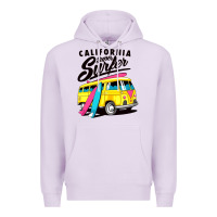 Lilac california super surf Premium Hoodie - artisFamous