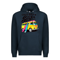 Navy california super surf Premium Hoodie - artisFamous