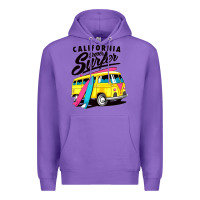 Purple california super surf Premium Hoodie - artisFamous