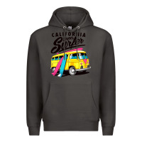 Smoke california super surf Premium Hoodie - artisFamous