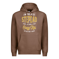 Chestnut I'm The Best Stepdad | Father's Day Premium Hoodie - artisFamous
