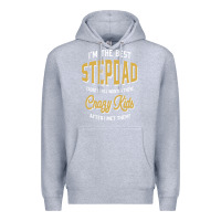 Heather Grey I'm The Best Stepdad | Father's Day Premium Hoodie - artisFamous