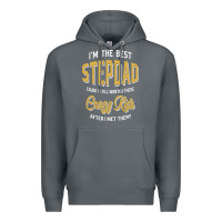 Rock I'm The Best Stepdad | Father's Day Premium Hoodie - artisFamous