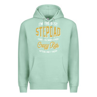 Seafoam I'm The Best Stepdad | Father's Day Premium Hoodie - artisFamous