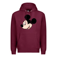 Burgundy micky mouse Premium Hoodie - artisFamous