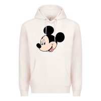 Pale Pink micky mouse Premium Hoodie - artisFamous