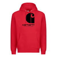 Red Carhartt Premium Hoodie - artisFamous