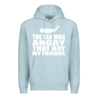 Blue Mist seinfeld   the sea was angry that day my friends Premium Hoodie - artisFamous