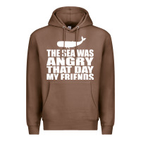 Chestnut seinfeld   the sea was angry that day my friends Premium Hoodie - artisFamous
