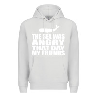 Dove Grey seinfeld   the sea was angry that day my friends Premium Hoodie - artisFamous