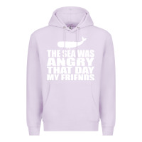 Lilac seinfeld   the sea was angry that day my friends Premium Hoodie - artisFamous