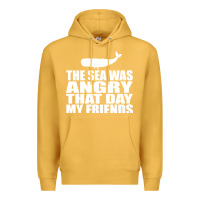 Mustard seinfeld   the sea was angry that day my friends Premium Hoodie - artisFamous