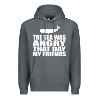 Rock seinfeld   the sea was angry that day my friends Premium Hoodie - artisFamous