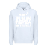 White seinfeld   the sea was angry that day my friends Premium Hoodie - artisFamous
