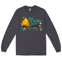 Smoke life is better by the campfire Long Sleeve Tee - Artiststas