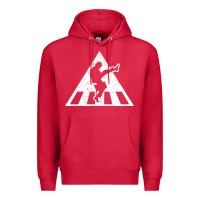 Cardinal The Ministry of Silly Walks Distressed Premium Hoodie - artisFamous