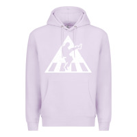 Lilac The Ministry of Silly Walks Distressed Premium Hoodie - artisFamous