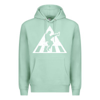 Seafoam The Ministry of Silly Walks Distressed Premium Hoodie - artisFamous
