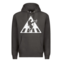 Smoke The Ministry of Silly Walks Distressed Premium Hoodie - artisFamous