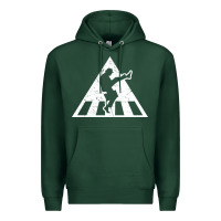 The Ministry Of Silly Walks Distressed Premium Hoodie | Teevron