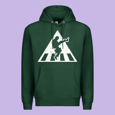 The Ministry Of Silly Walks Distressed Premium Hoodie Designed By Artisfamous