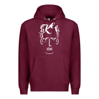Burgundy jack kerouac Premium Hoodie - artisFamous