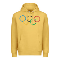 Antique Gold OLYMPIC RINGS Premium Hoodie - artisFamous