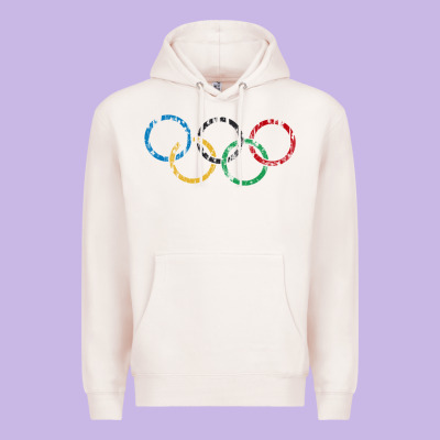 Olympic Rings Premium Hoodie Designed By Artisfamous