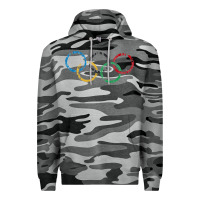 Slate Camo OLYMPIC RINGS Premium Hoodie - artisFamous