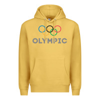 Antique Gold OLYMPIC RINGS Premium Hoodie - artisFamous