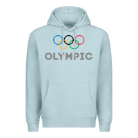 Blue Mist OLYMPIC RINGS Premium Hoodie - artisFamous