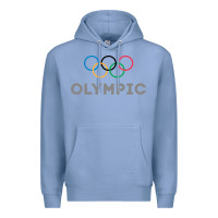 Colony Blue OLYMPIC RINGS Premium Hoodie - artisFamous