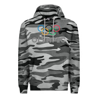 Slate Camo OLYMPIC RINGS Premium Hoodie - artisFamous