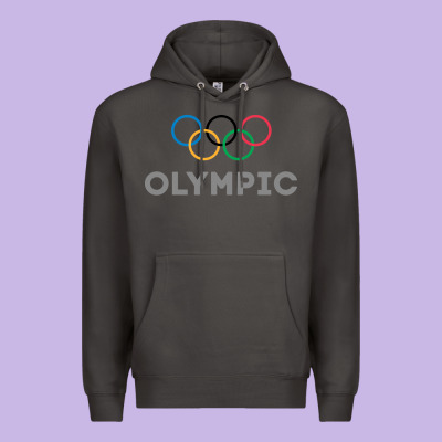 Olympic Rings Premium Hoodie Designed By Artisfamous