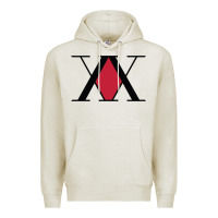 Oatmeal Heather x hunter x Premium Hoodie - artisFamous