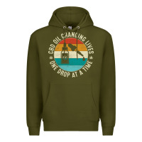 Army Green CBD Oil Changing Lives Premium Hoodie - artisFamous