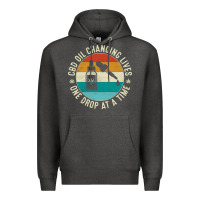 Charcoal Heather CBD Oil Changing Lives Premium Hoodie - artisFamous