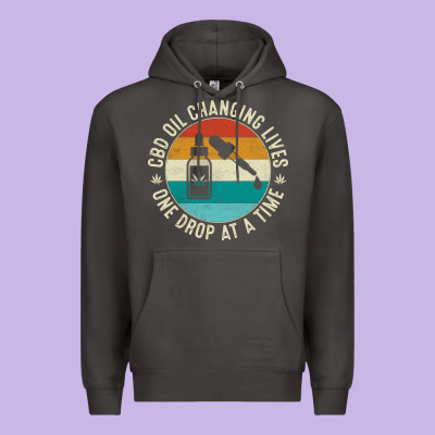 Cbd Oil Changing Lives Premium Hoodie Designed By Artisfamous