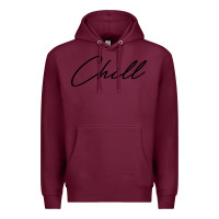 Burgundy chill Premium Hoodie - artisFamous