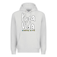 Dove Grey costa rica pura vida Premium Hoodie - artisFamous