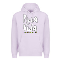 Lilac costa rica pura vida Premium Hoodie - artisFamous