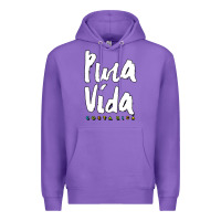 Purple costa rica pura vida Premium Hoodie - artisFamous