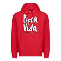 Red costa rica pura vida Premium Hoodie - artisFamous