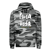 Slate Camo costa rica pura vida Premium Hoodie - artisFamous