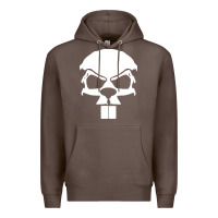 Coffee crazy beaver skull Premium Hoodie - artisFamous