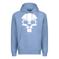Colony Blue crazy beaver skull Premium Hoodie - artisFamous
